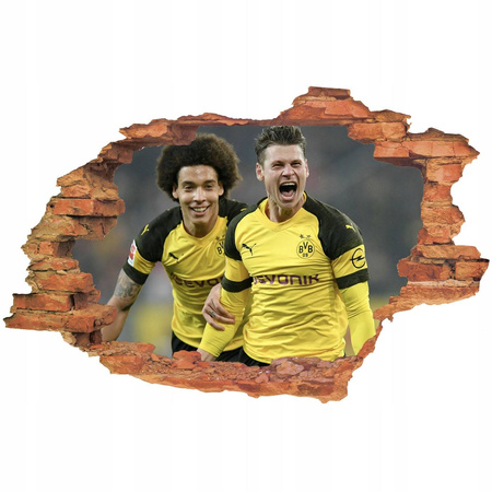 Naklejka na ścianę 3D Borussia Dortmund Piszczek 90 cm na 60 cm 