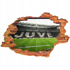 Naklejka na ścianę 3D Juventus napis na stadionie 90 cm na 60 cm 