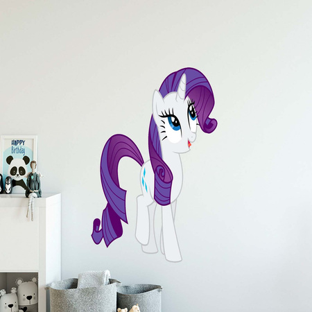 Naklejka na ścianę My Little Pony Kucyki Rarity Klejnot Szczodrości 90 cm  na 60 cm