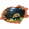 Naklejka na ścianę 3D Borussia Dortmund po zdobytym golu 90 cm na 60 cm 